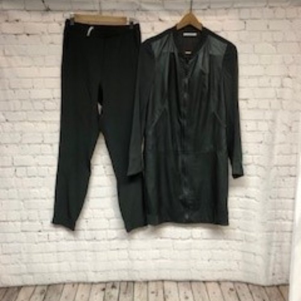 Elaine Kim matching set long zip up light weight jacket with matching pants